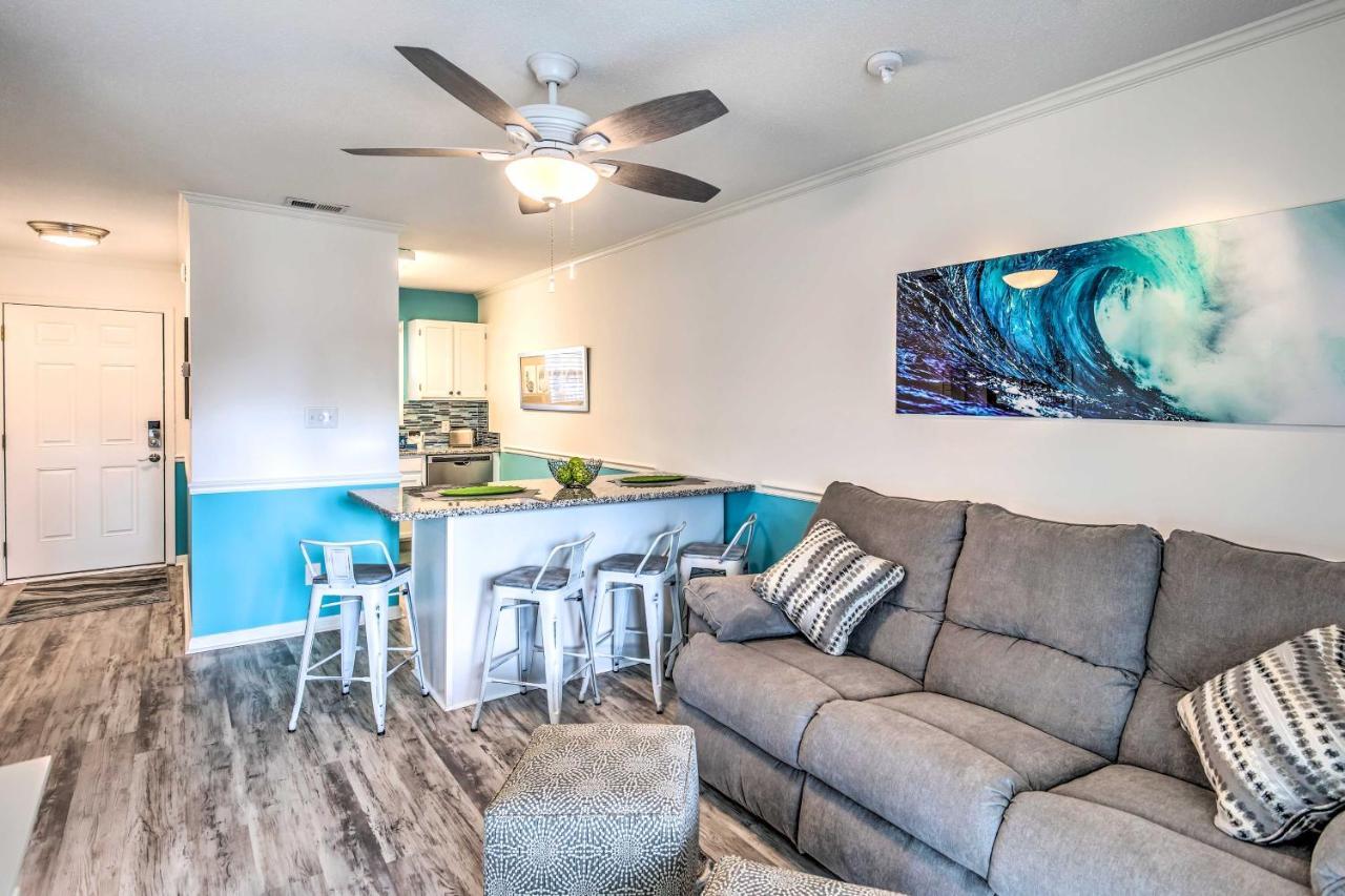 Surfside Beach Escape With Pool - Walk To Ocean! Myrtle Beach Exteriör bild