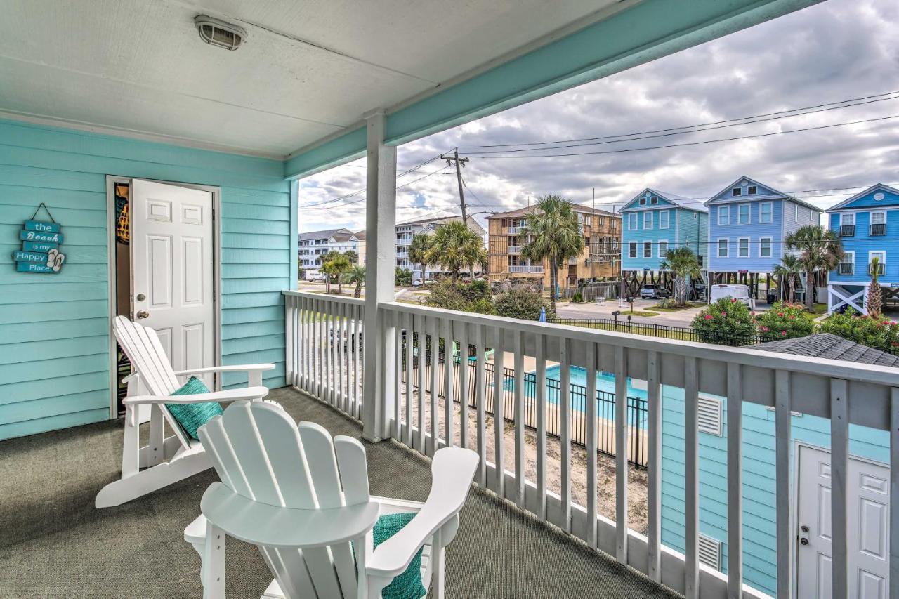 Surfside Beach Escape With Pool - Walk To Ocean! Myrtle Beach Exteriör bild
