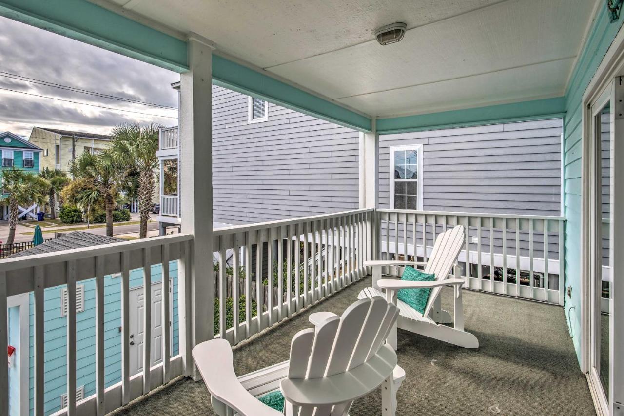 Surfside Beach Escape With Pool - Walk To Ocean! Myrtle Beach Exteriör bild