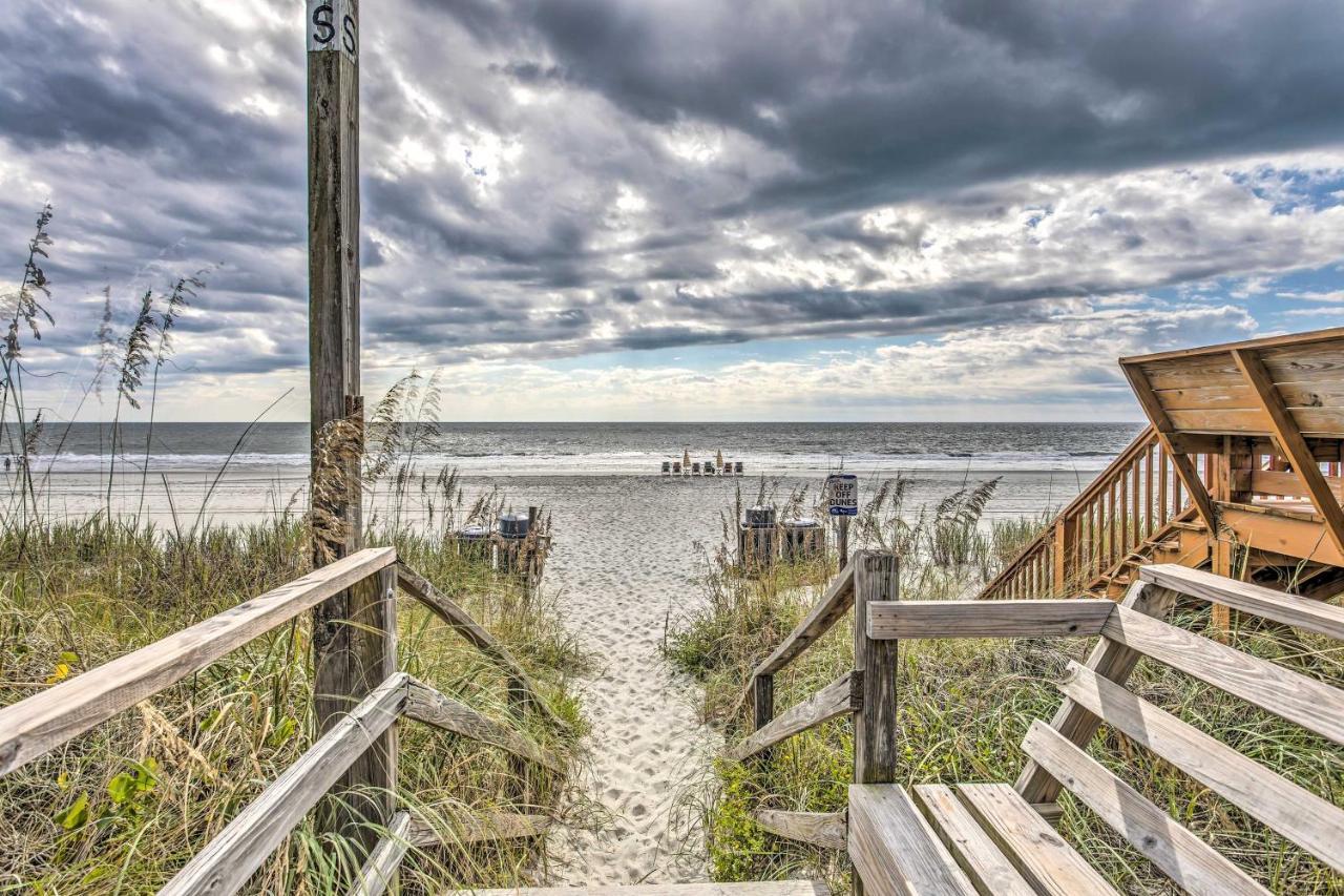 Surfside Beach Escape With Pool - Walk To Ocean! Myrtle Beach Exteriör bild